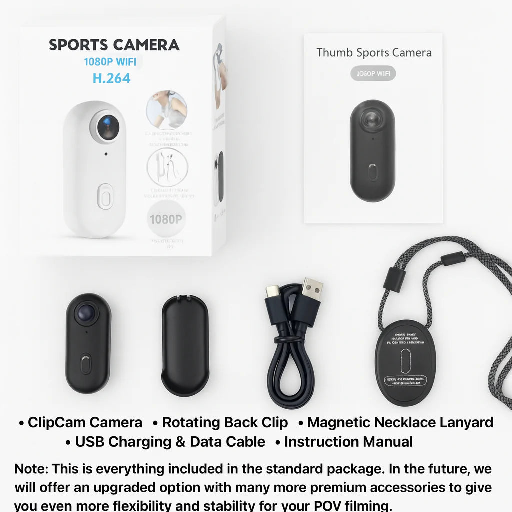 ClipCam - The #1 Smallest POV Camera